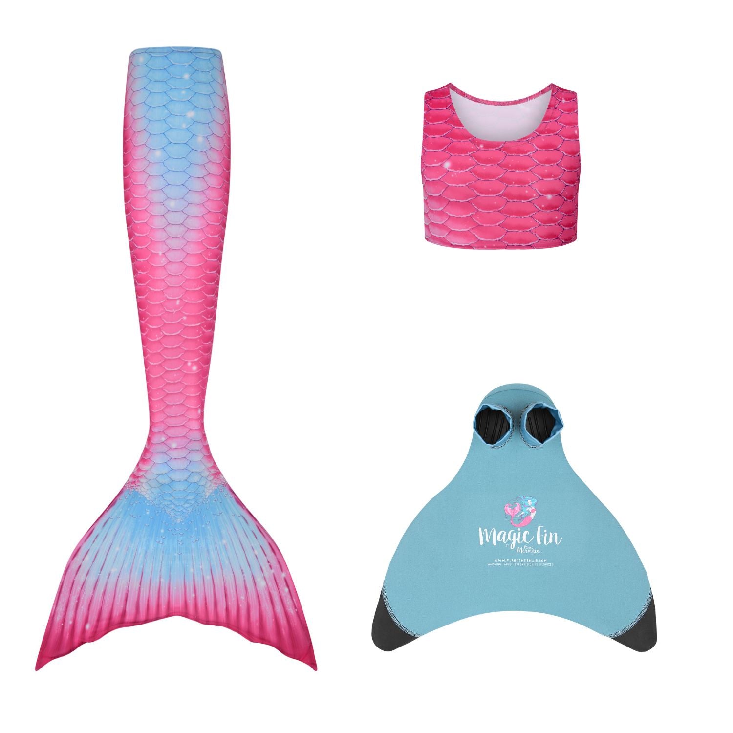 Passion Pink Mermaid Tail