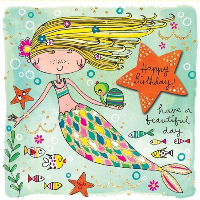 Birthday Card for Mermaids from Rachel Ellen