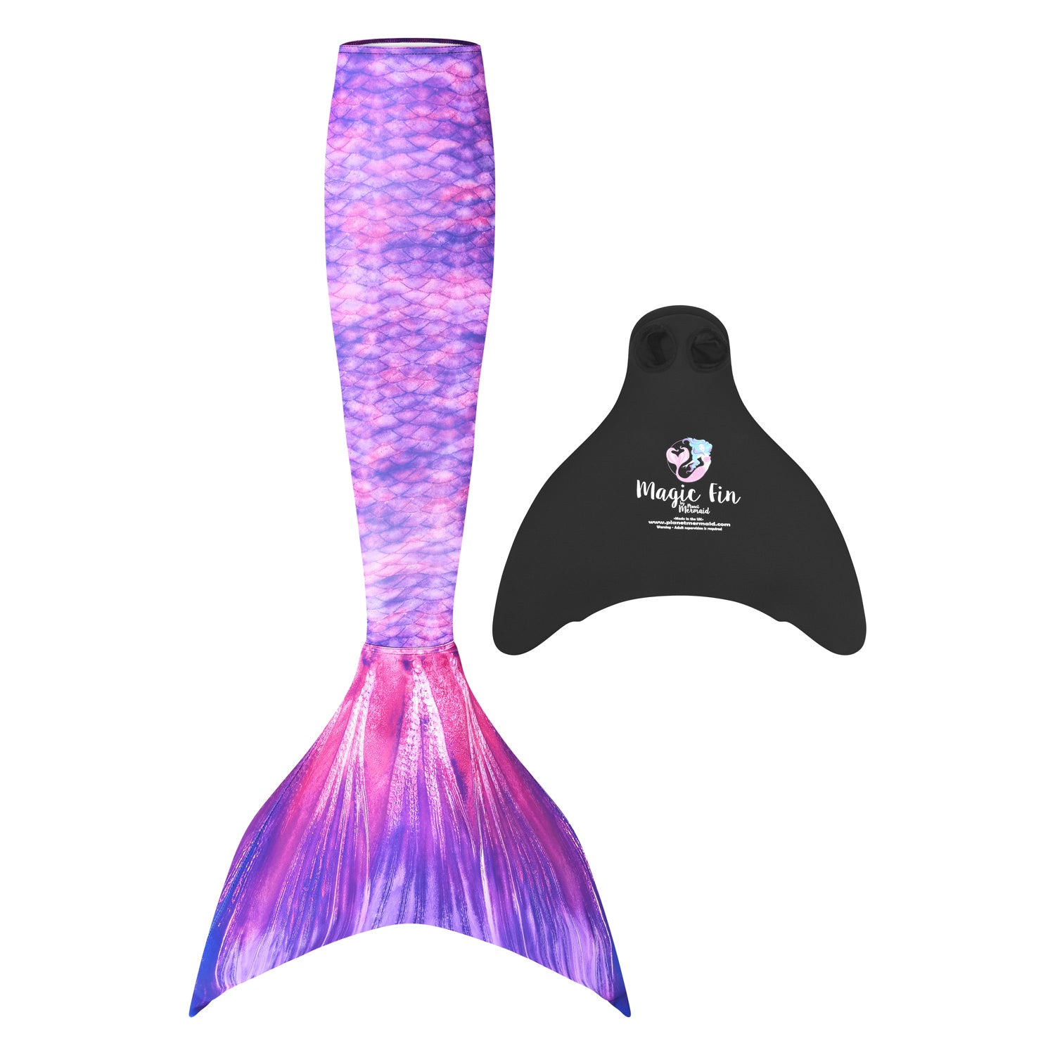 Purple Surf Mermaid Tail