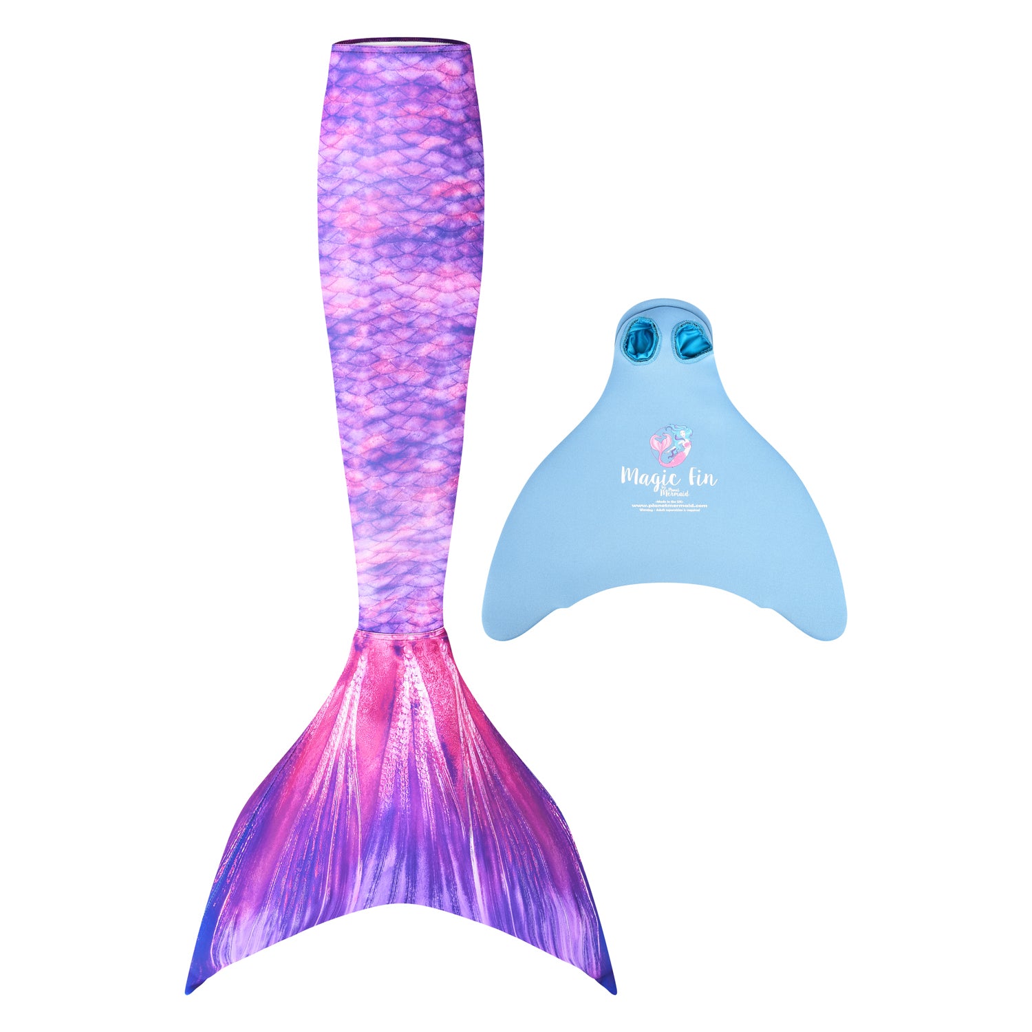 Purple Surf Mermaid Tail