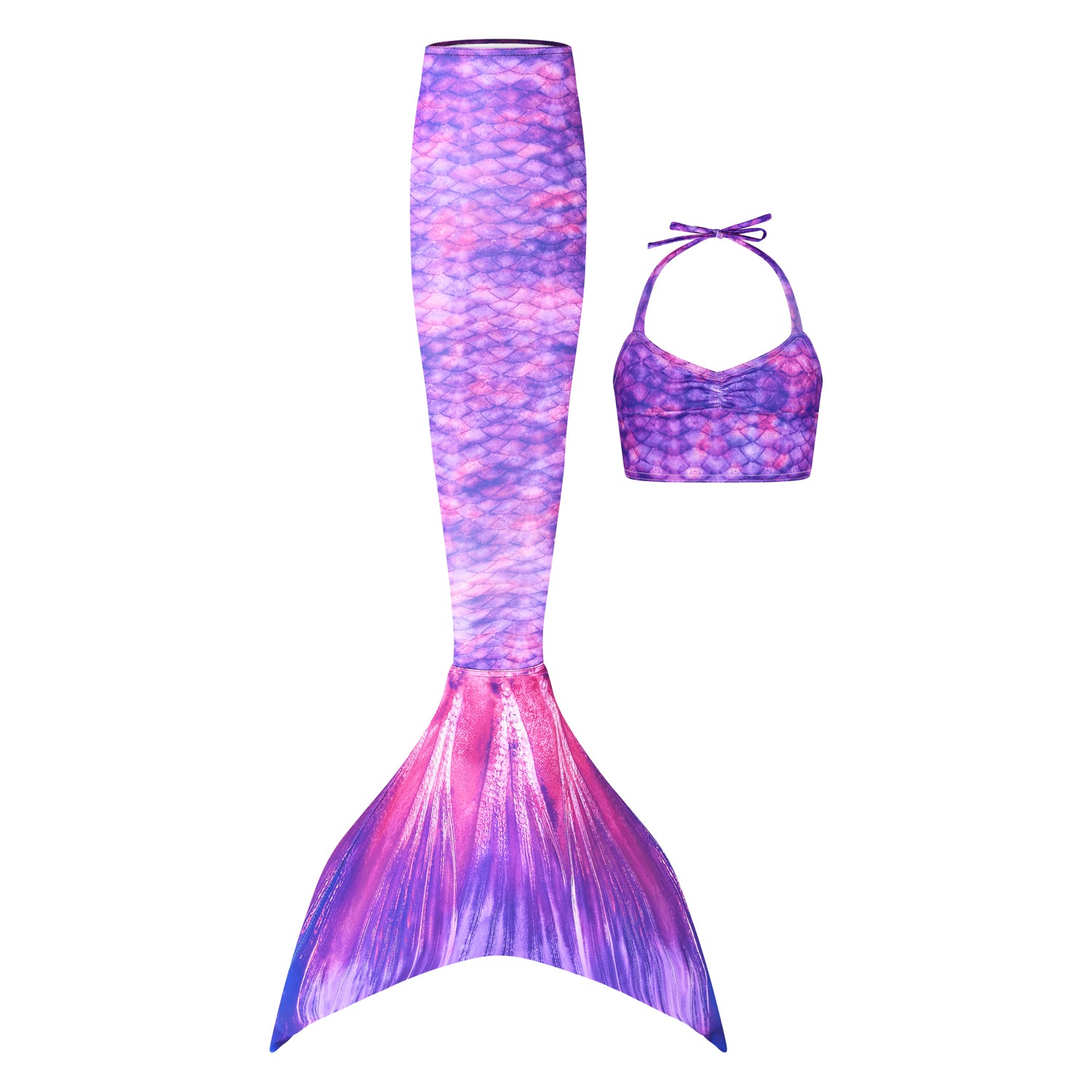 Purple Surf Mermaid Tail