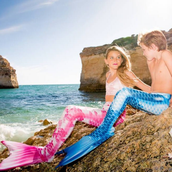 Merboys and Mermaids at the seaside