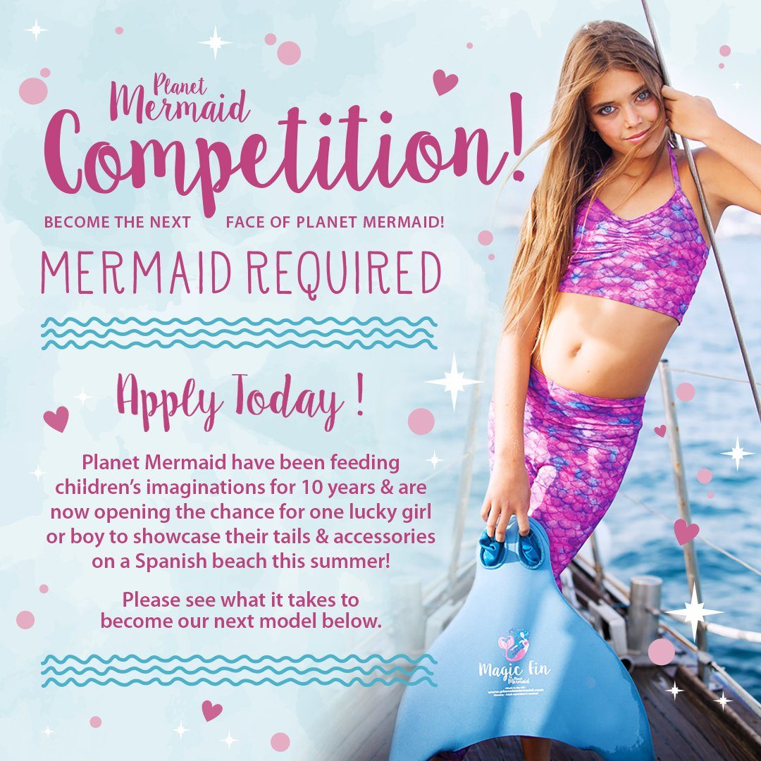 Mermaid or Merboys Required!
