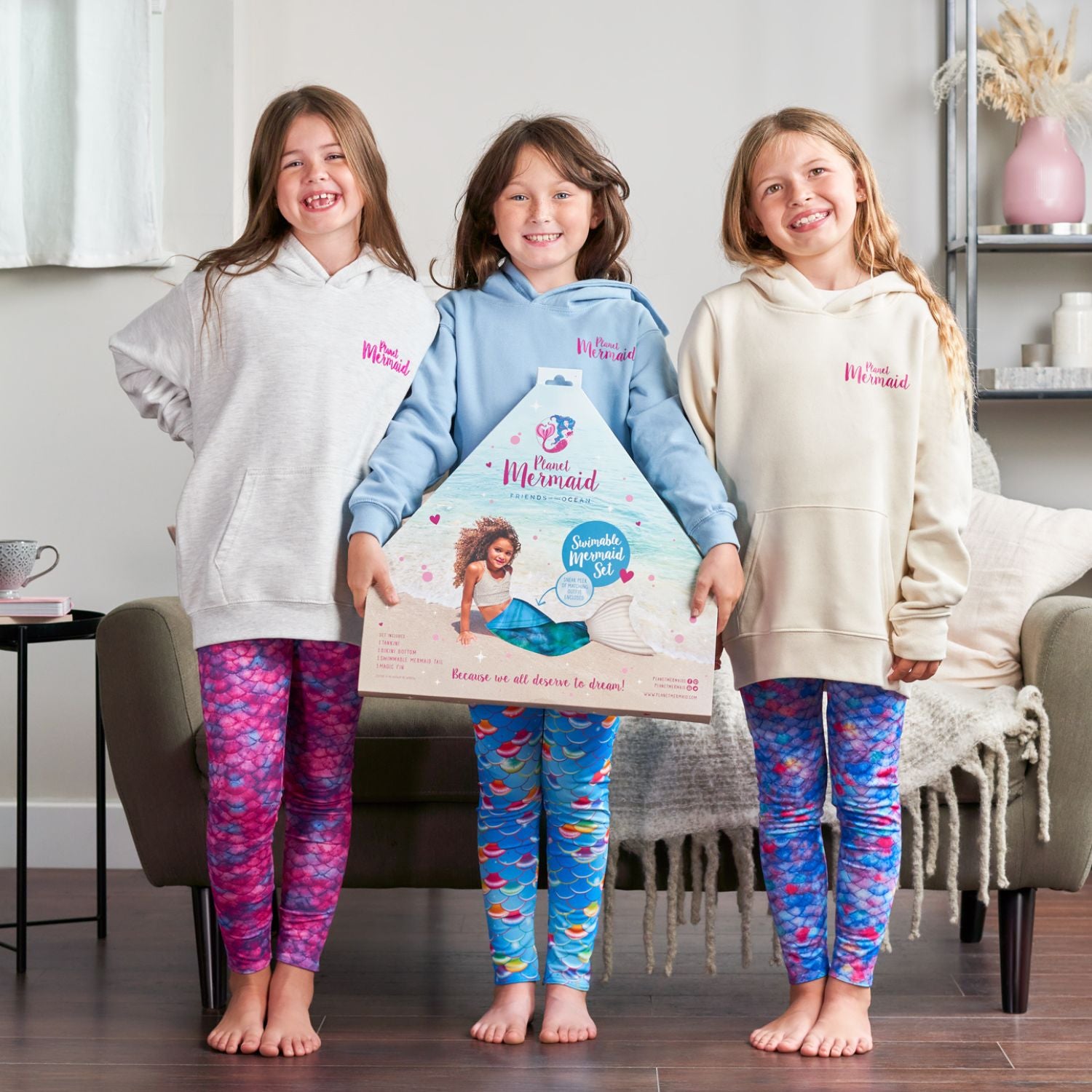 Conjunto de cola de sirena surf morado