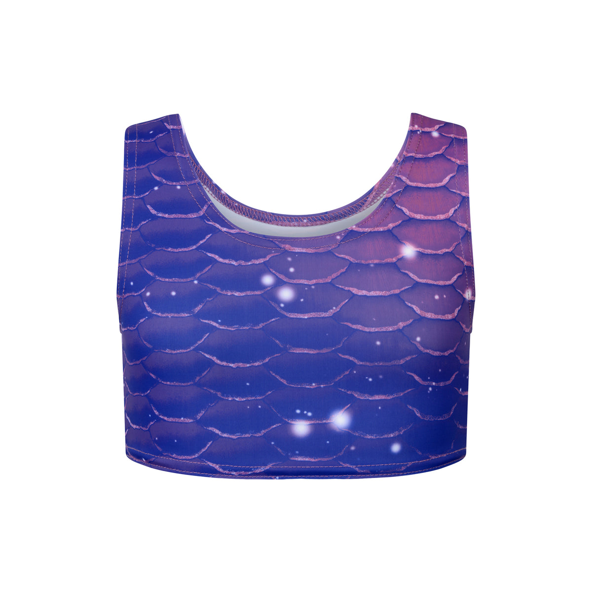 Rosy Waves Mermaid Top