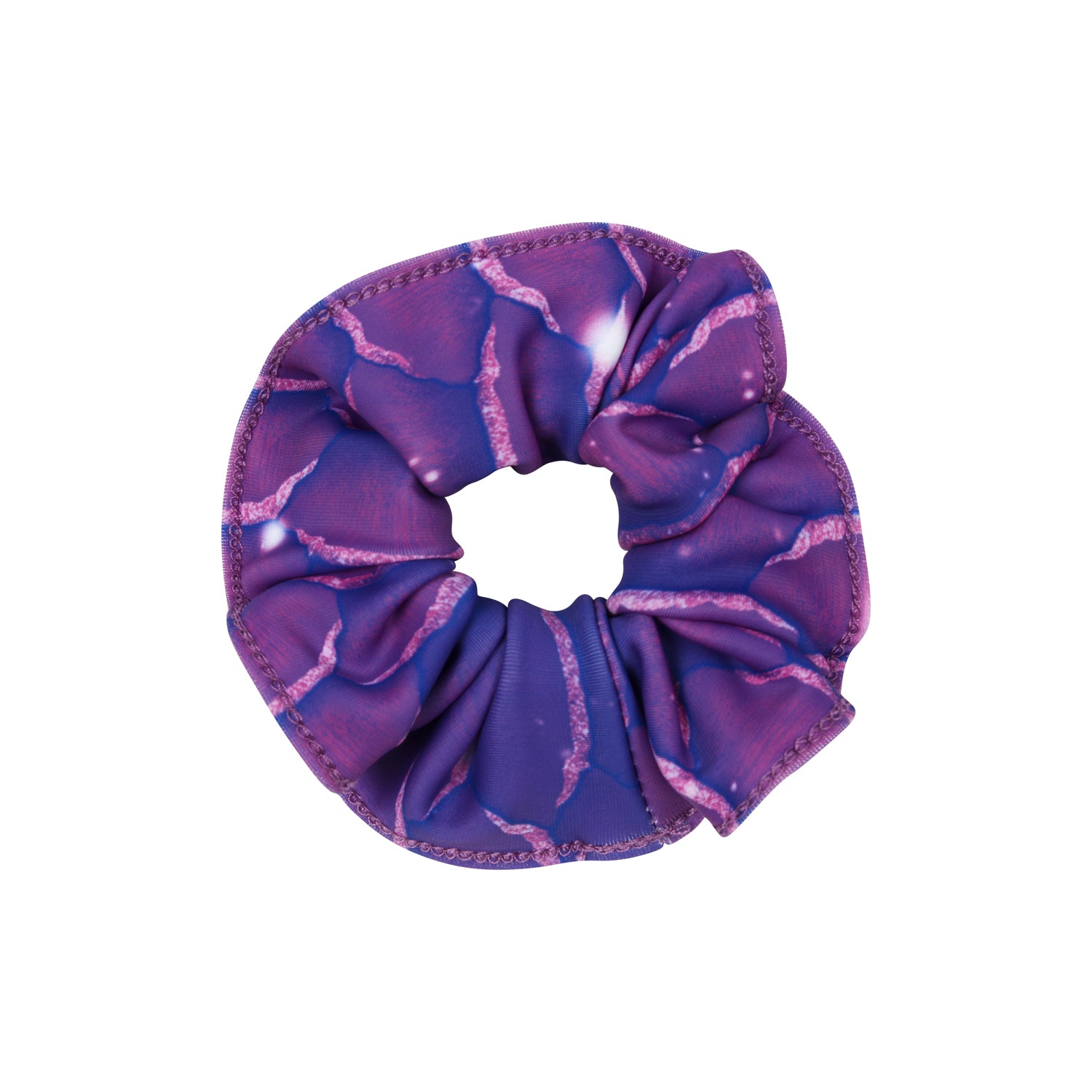 Scrunchie de sirena con gotas encantadas