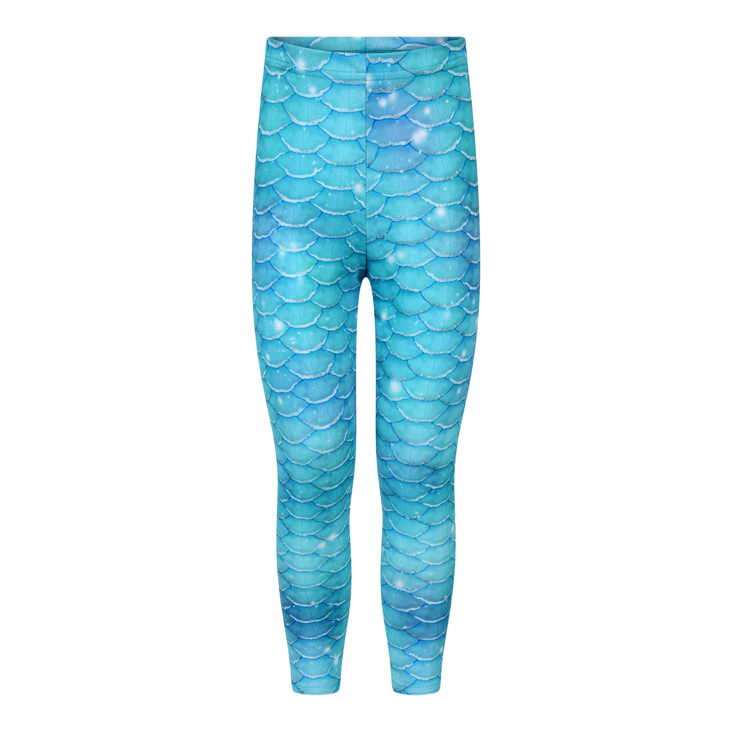 Leggings de natation de sirène de surfer d’argent