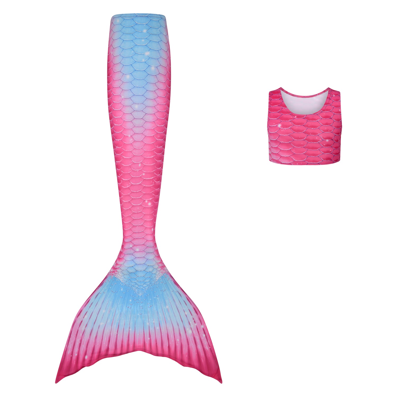 Passion Pink Mermaid Tail