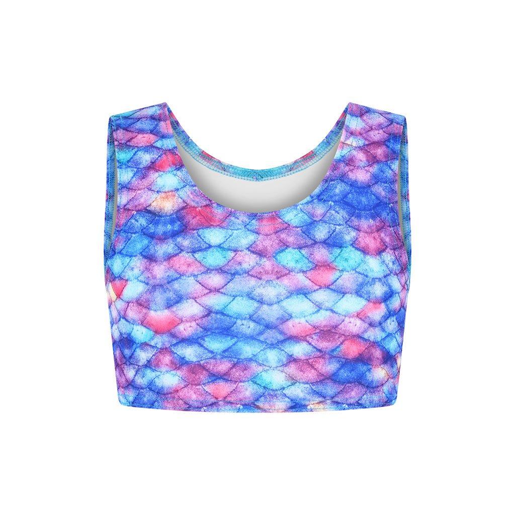 Fun Starbright Princess Mermaid Crop Top