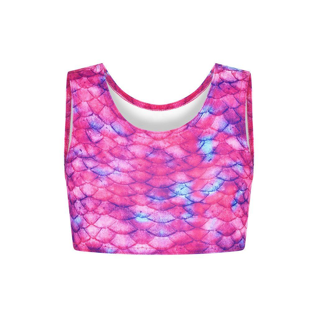 Ocean Kiss Mermaid Crop Top
