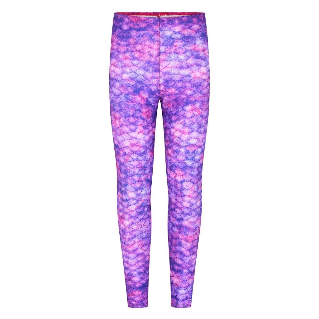 Purple Surf Mermaid Leggings