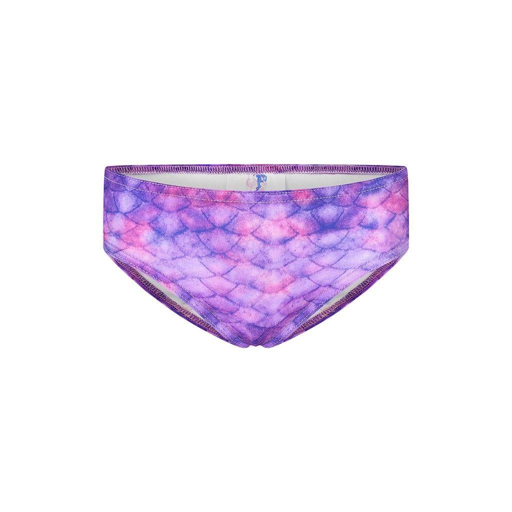 Purple Surf Mermaid Briefs