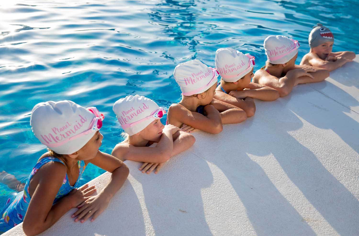 Kids discount swim hat